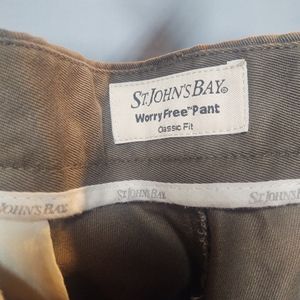 Men's dress slacks. Tan. St. John's Bay. Only worn twice.